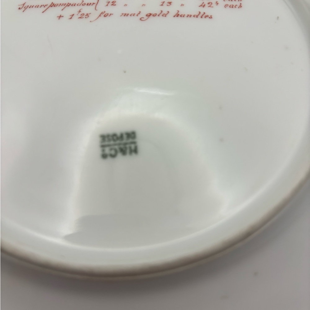 Salesman Limoges Elegant White Porcelain Plate - Picture 12 of 12